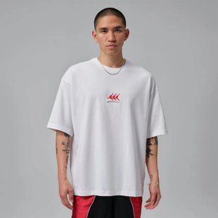 Мужская футболка JORDAN M J FLT GFX OVSZ SS CREW IF3133-100 цена