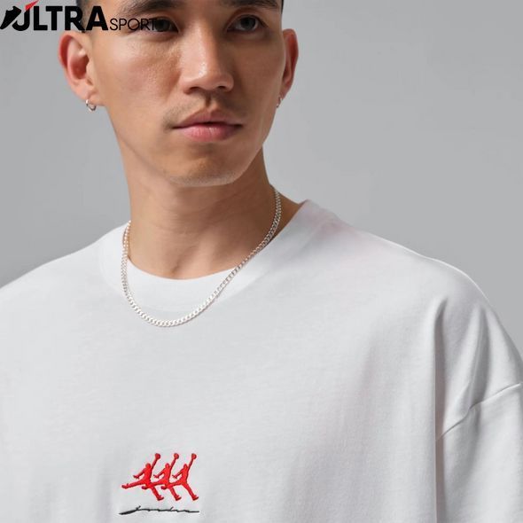 Чоловіча футболка JORDAN M J FLT GFX OVSZ SS CREW IF3133-100 ціна
