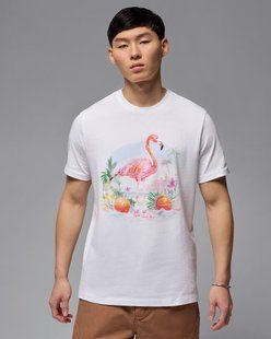Футболка чоловіча Nike Jordan Ess Flamingo SS Crew HJ2399-100 ціна