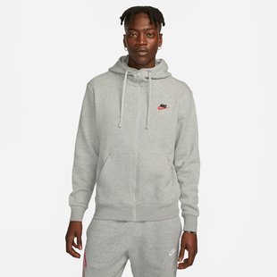 Толстовка Nike M Nsw Club Dt Hoodie Fz Bb DQ8384-064 цена