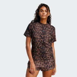 Футболка жіноча Seasonal Essentials Leopard Print JZ0200 ціна
