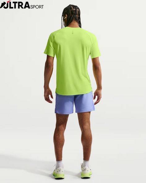 Чоловіча футболка NIKE M NK DFADV STRIDE SS TOP HV5203-737 ціна
