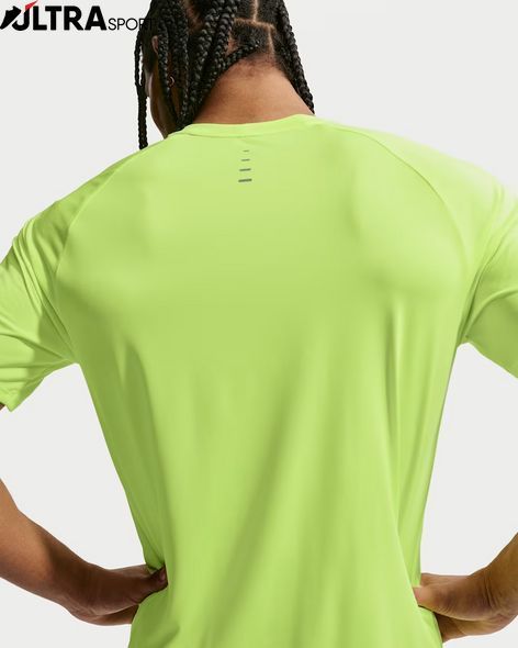 Чоловіча футболка NIKE M NK DFADV STRIDE SS TOP HV5203-737 ціна