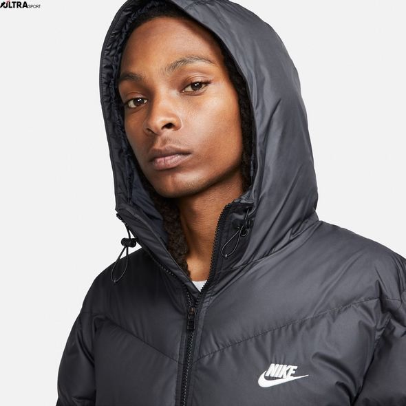 Чоловіча куртка Nike M Sf Wr Pl-Fld Hd Parka FB8189-010 ціна