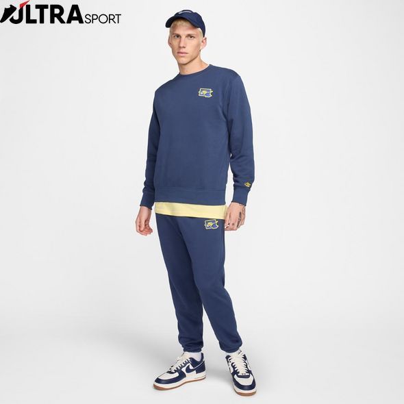 Чоловічі штани NIKE M CLUB FT CUFF PANT BOLT FZ0766-410 ціна