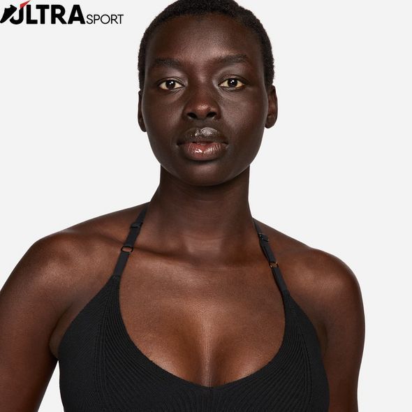 Топ Женский Nike W Sls Rib Knit Bra FN2753-010 цена