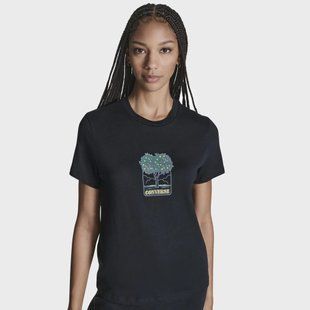 Жіноча футболка CONVERSE LEMON TREE STANDARD FIT TEE CVW6T106-BLK ціна