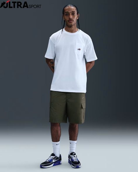 Мужская футболка NIKE M NSW TEE ACCS PATCH CNCT FA25 HQ9242-100 цена