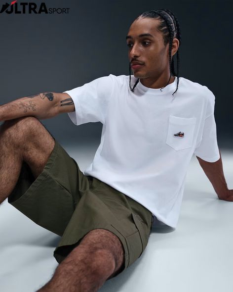 Мужская футболка NIKE M NSW TEE ACCS PATCH CNCT FA25 HQ9242-100 цена
