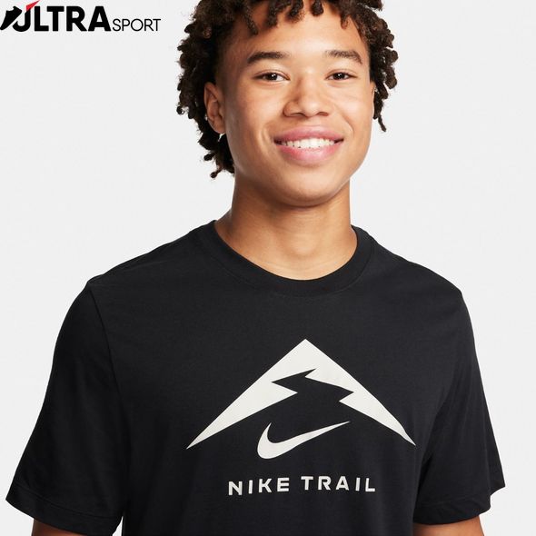 Футболка Nike M Dri-Fit Tee Trail Logo FQ3914-010 ціна