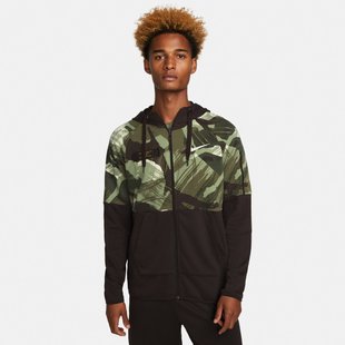 Толстовка Nike M Df Fleece Hd Fz Camo DQ4790-220 цена