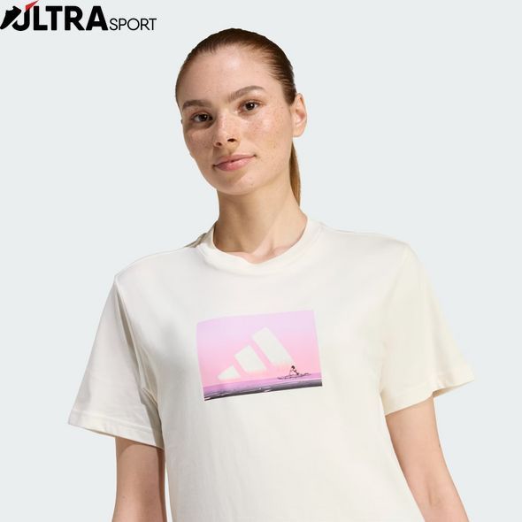 Футболка жіноча Adidas Outdoor Adventure Graphic JZ7891 ціна
