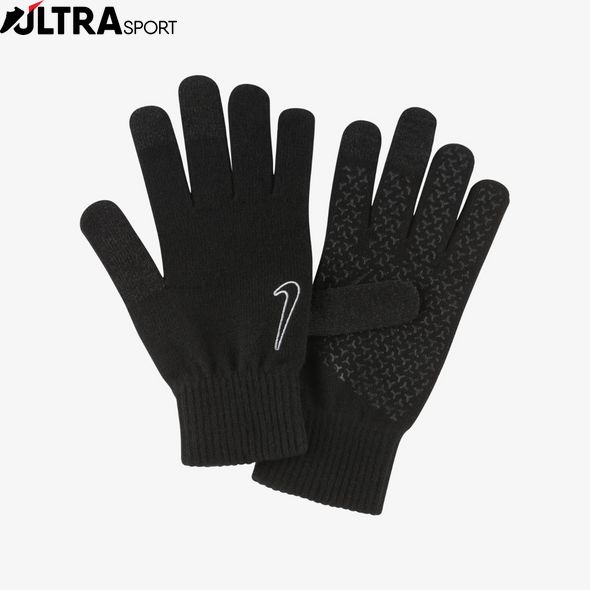 Рукавиці Nike Knitted Tech And Grip Gloves 2.0 Black/Black/White L/Xl N.100.0661.091.SM ціна