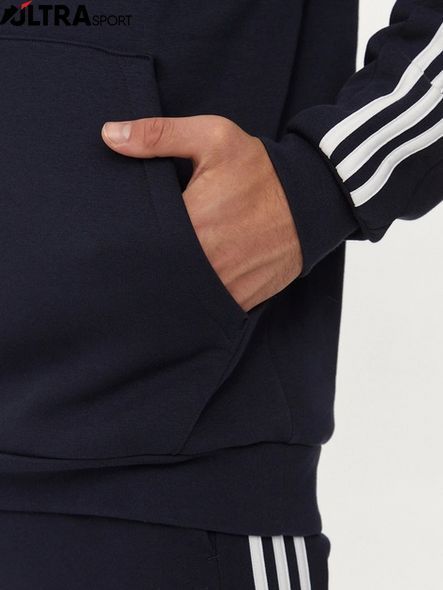 Худі чоловіче Adidas Hooded Sweatshirt Sportswear Essentials Fleece 3-Stripes IJ6473 ціна