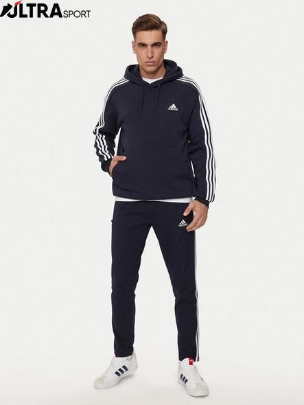 Худі чоловіче Adidas Hooded Sweatshirt Sportswear Essentials Fleece 3-Stripes IJ6473 ціна