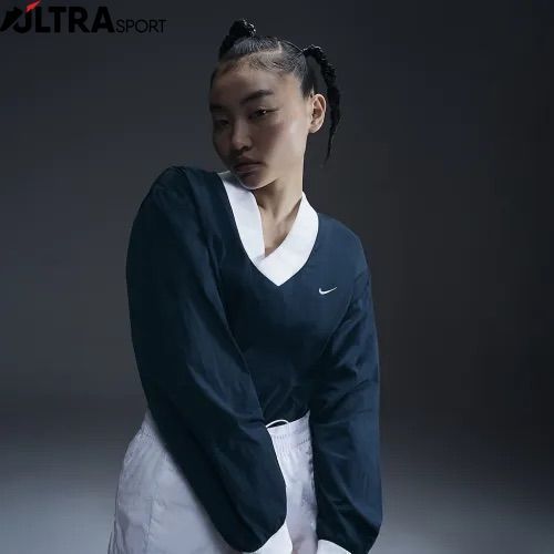 Женский лонгслив NIKE W NSW ESSTL WVN UV LS VNCK CRW FV7649-480 цена