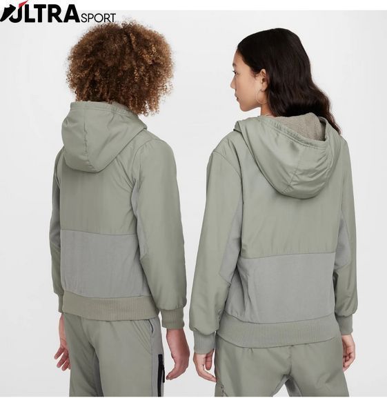 Толстовка детская Nike Nsw City Utility Grey HF4208-053 цена