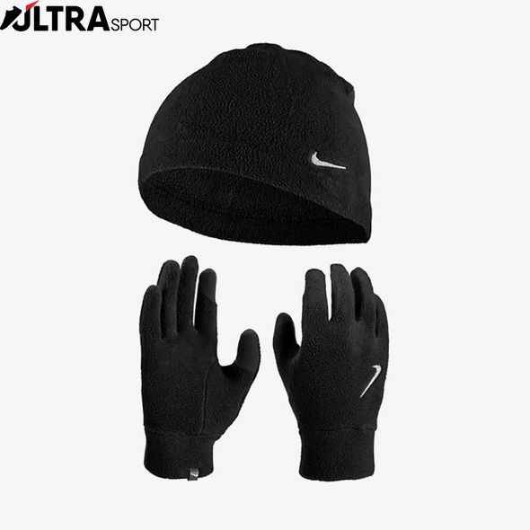 Набір: Шапка, Рукавички Nike M Fleece Hat And Glove Set N.100.2578.082.SM ціна