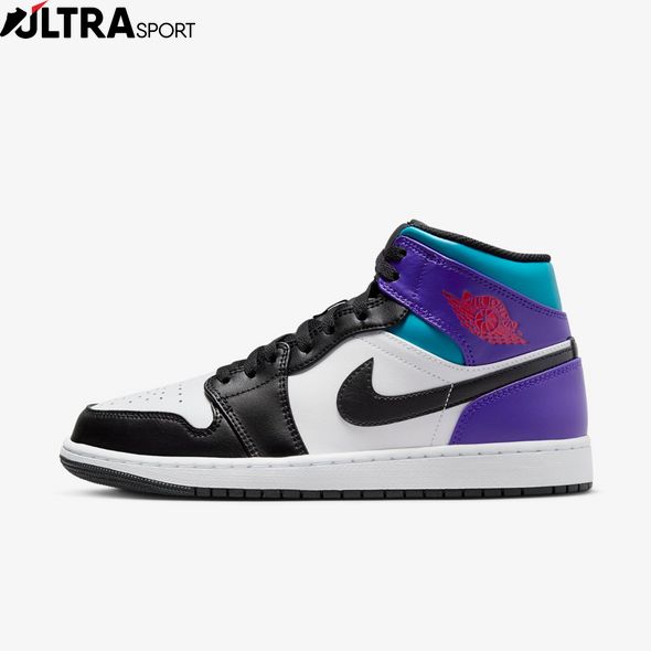 Кроссовки Air Jordan 1 Mid Aqua DQ8426-154 цена