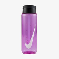 Пляшка Nike Tr Renew Recharge Straw Bottle 24 Oz Fire Pink/Black/White N.100.7642.644.24 ціна