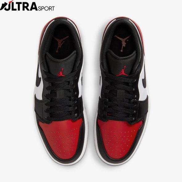 Кросівки Air Jordan 1 Low Bred Toe 553558-161 ціна