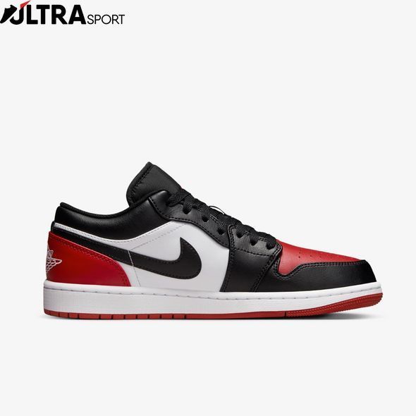 Кросівки Air Jordan 1 Low Bred Toe 553558-161 ціна