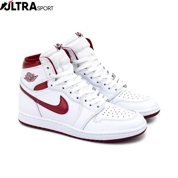 Кросівки чоловічі Air Jordan 1 Retro High White BQ4422-161 ціна