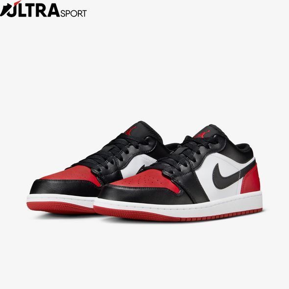 Кросівки Air Jordan 1 Low Bred Toe 553558-161 ціна