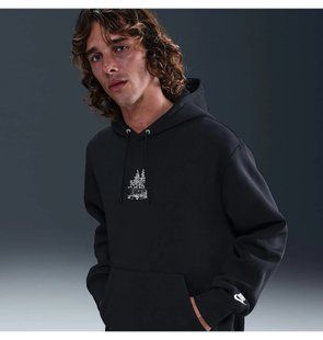 Толстовка чоловіча NIKE M NK CLUB BB HDY RUN REISSUE HV1216-010 ціна