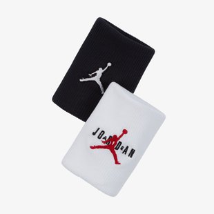 Напульсники Jordan Jumpman Terry Wrist Bands 2 Pk Black/White/Gym Red Osfm J.100.7579.068.OS ціна