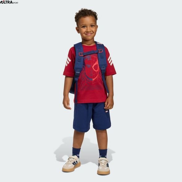 Комплект детский: футболка и шорты ADIDAS MARVEL SPIDER-MAN Sportswear JZ3568 цена