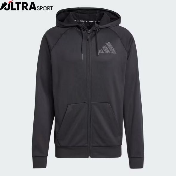 Кофта мужская Black Game and Go Training Full-Zip IN5560 цена