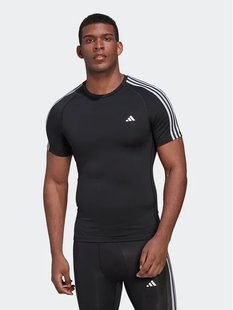 Футболка чоловіча Adidas Techfit 3-Stripes Training Hd3525 ціна