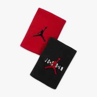 Напульсники Jordan Jumpman Terry Wrist Bands 2 Pk Gym Red/Black/Gym Red Osfm J.100.7579.636.OS ціна