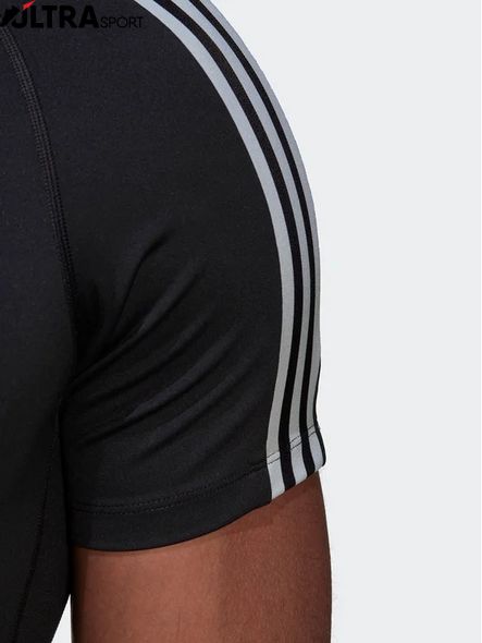 Футболка чоловіча Adidas Techfit 3-Stripes Training Hd3525 ціна