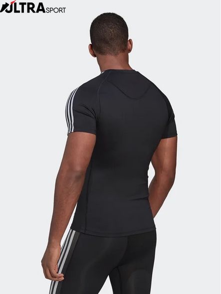 Футболка чоловіча Adidas Techfit 3-Stripes Training Hd3525 ціна