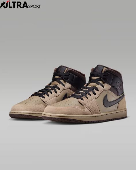 Кроссовки мужские Air Jordan 1 Mid Men's Shoes HV6422-200 цена