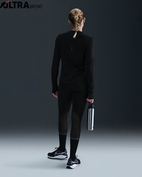 Женский лонгслив NIKE W NK SWIFT DF UV LS CRW HQ0503-010 цена