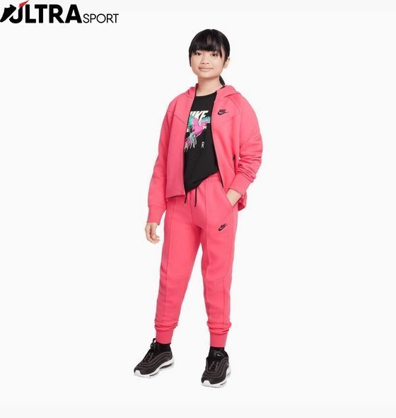 Детская толстовка Nike G Nsw Tech Fleece Hd Fz Ls FD2979-629 цена