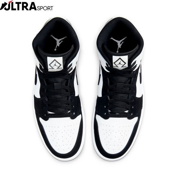 Кроссовки мужские Air Jordan 1 Mid Se White/Black DH6933-100 цена