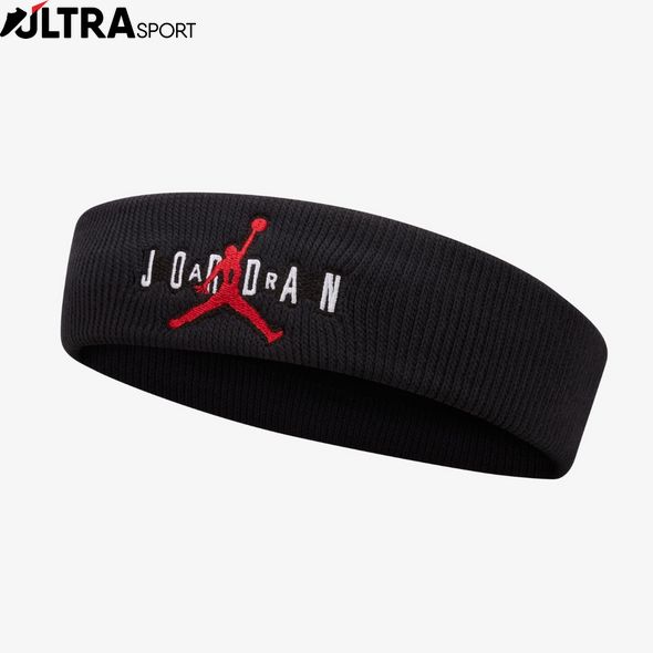 Повязка На Голову Jordan Jumpman Terry Headband Black/Gym Red Osfm J.100.7580.063.OS цена