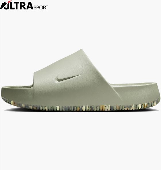 Тапочки чоловічі Nike Calm Slide Olive FD4116-301 ціна