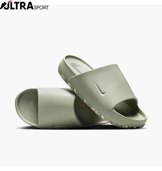 Тапочки чоловічі Nike Calm Slide Olive FD4116-301 ціна