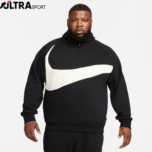 Толстовка Nike M Swoosh Flc Hz Hoodie DX0566-013 ціна