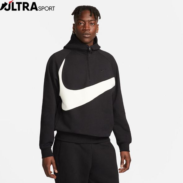 Толстовка Nike M Swoosh Flc Hz Hoodie DX0566-013 ціна