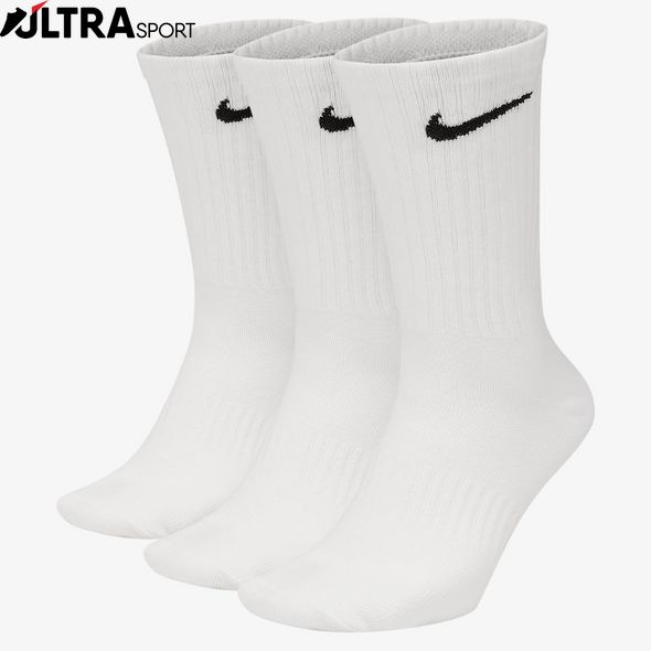 Шкарпетки Nike U Nk Everyday Ltwt Crew 3Pr SX7676-100 ціна