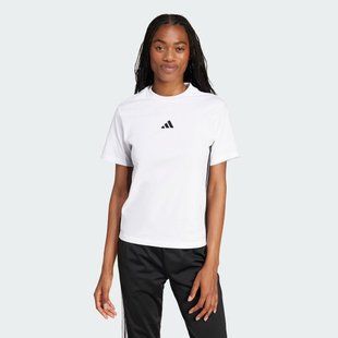 Футболка женская Essentials 3-Stripes Cotton Sportswear JD0844 цена