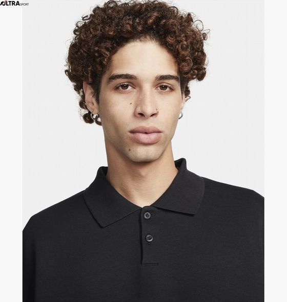 Кофта чоловіча Nike Polo Tech Fleece Reimagined Black FN3401-010 ціна