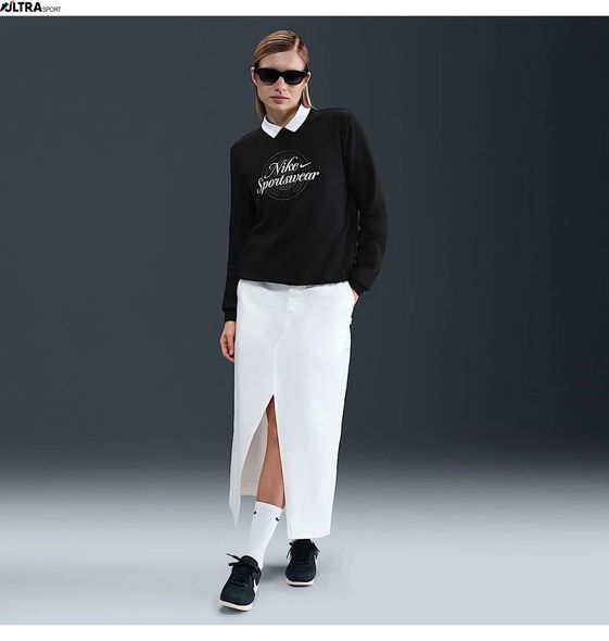 Світшот жіночий Nike Sportswear Club Fleece Graphic Crew HV2342-010 ціна