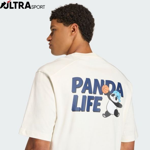 Футболка мужская PANDA CHILL HOOP GRAPHIC - adidas KB4853 цена